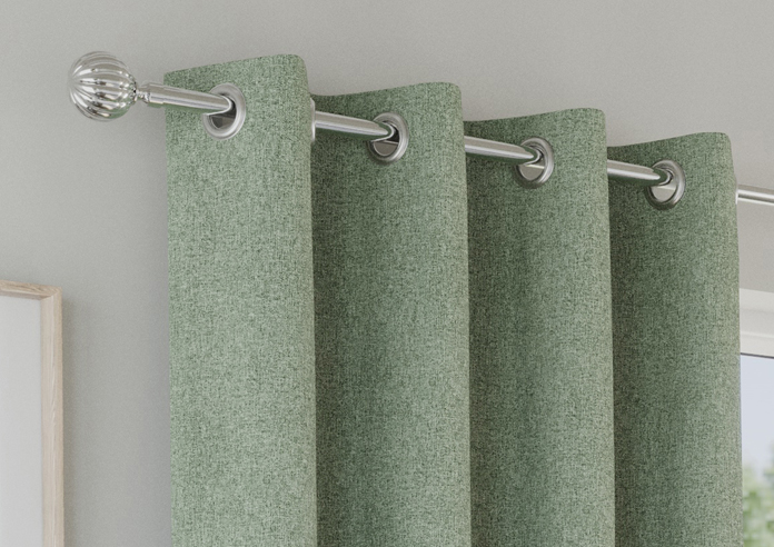 Austin (Blackout) Eyelet, Green - Ready Made Curtains - Image 9